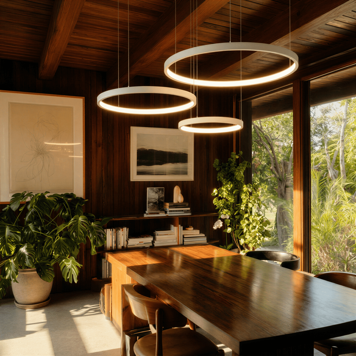 Lustre Oasis en aluminium