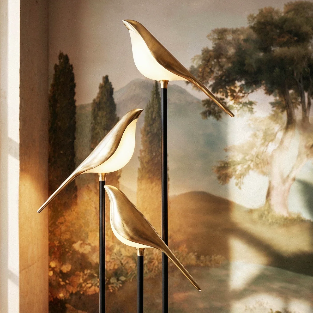 Lampadaire Ondine en acrylique