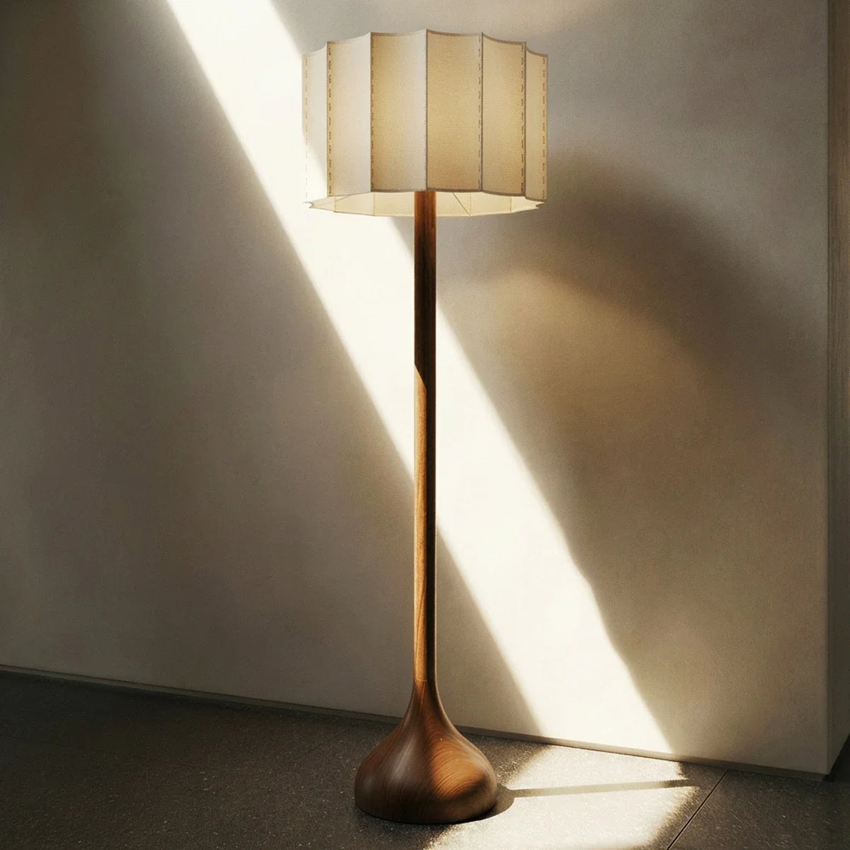 Lampadaire Perle en bois