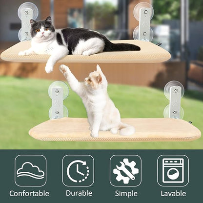 Perchoir de Fenêtre NUAGEON™ — Hamac Vue & Soleil pour Chat