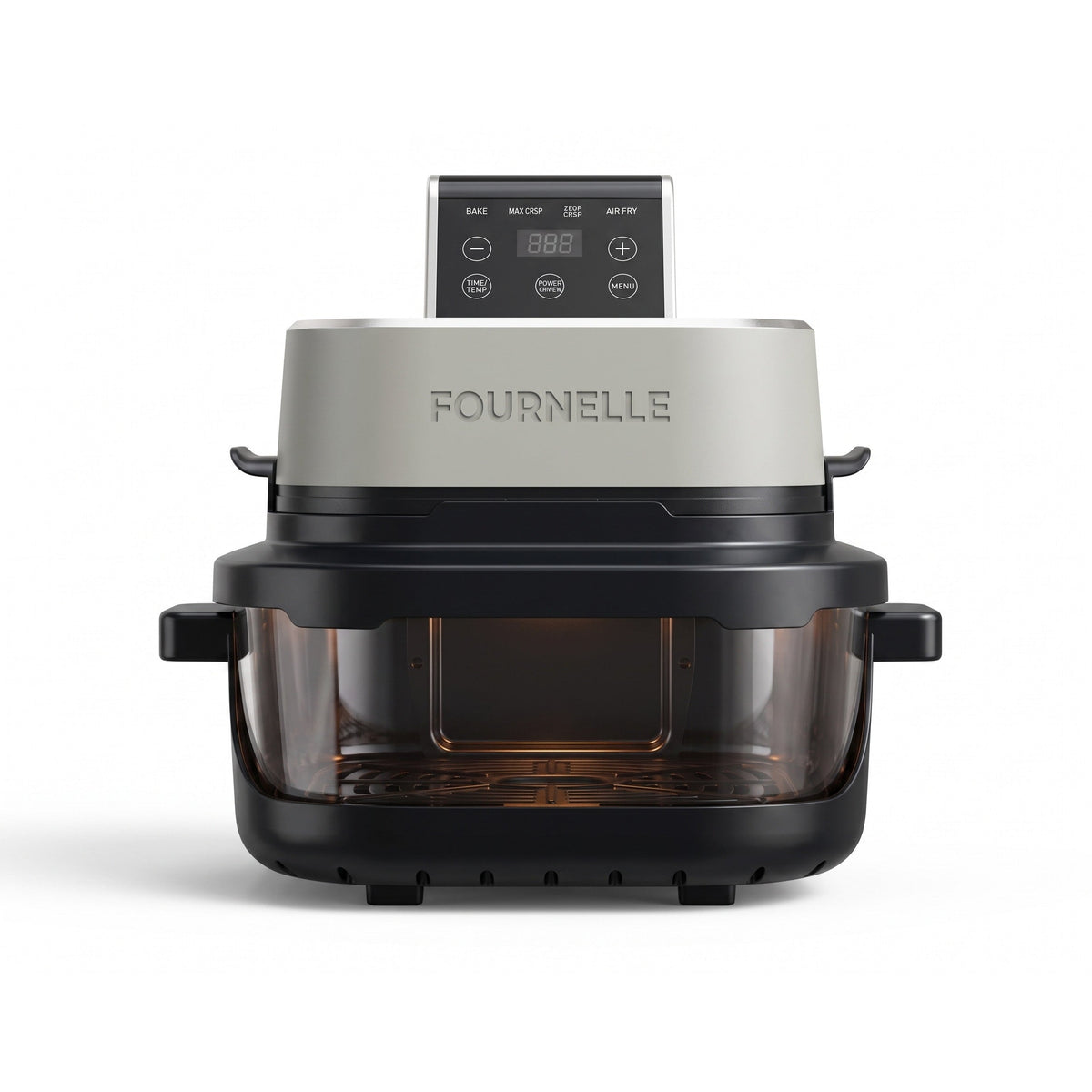 FOURNELLE Panorama, friteuse à air 5 L à cuve transparente, vue de face