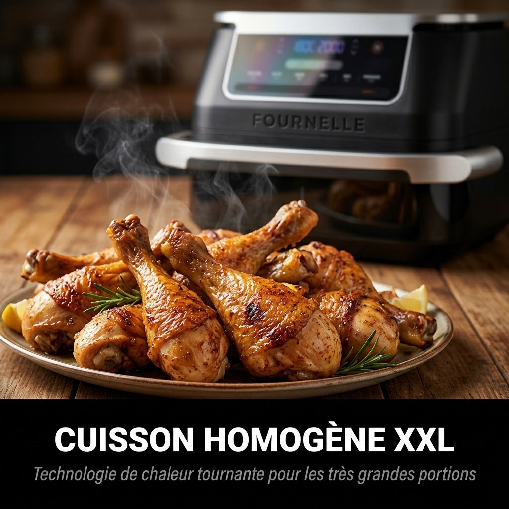 Repas familial préparé au FOURNELLE Horizon