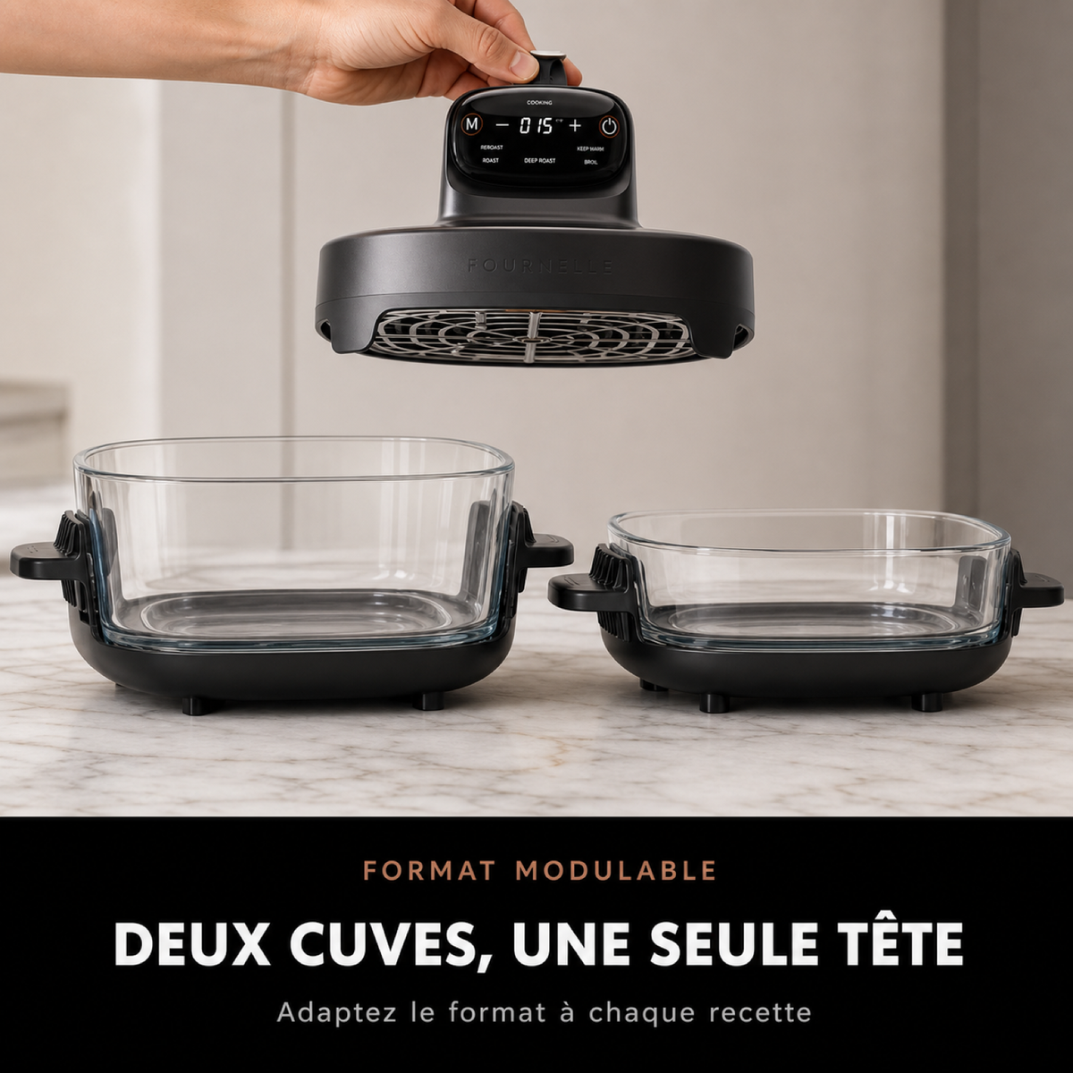 Cuves en verre du FOURNELLE Vision Duo