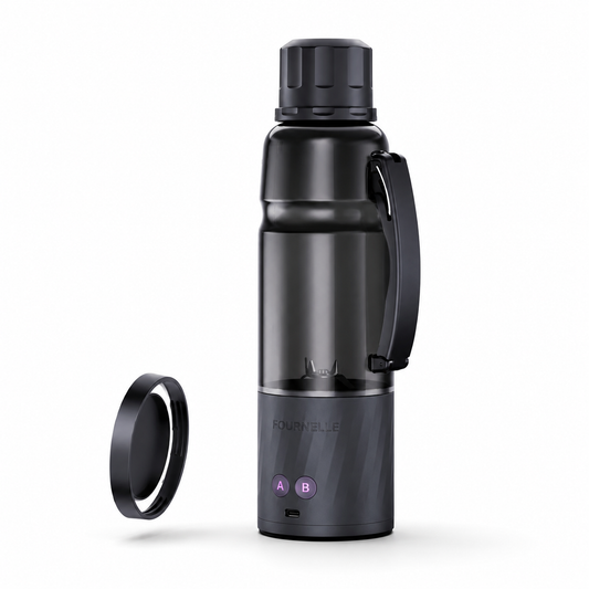 FOURNELLE Mixeur Nomade, blender rechargeable USB 400 ml, corps aluminium