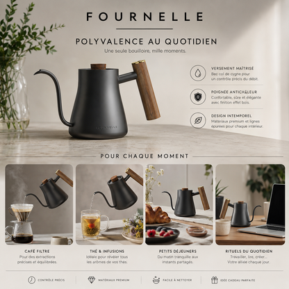 Quatre préparations chaudes avec la FOURNELLE Sillage