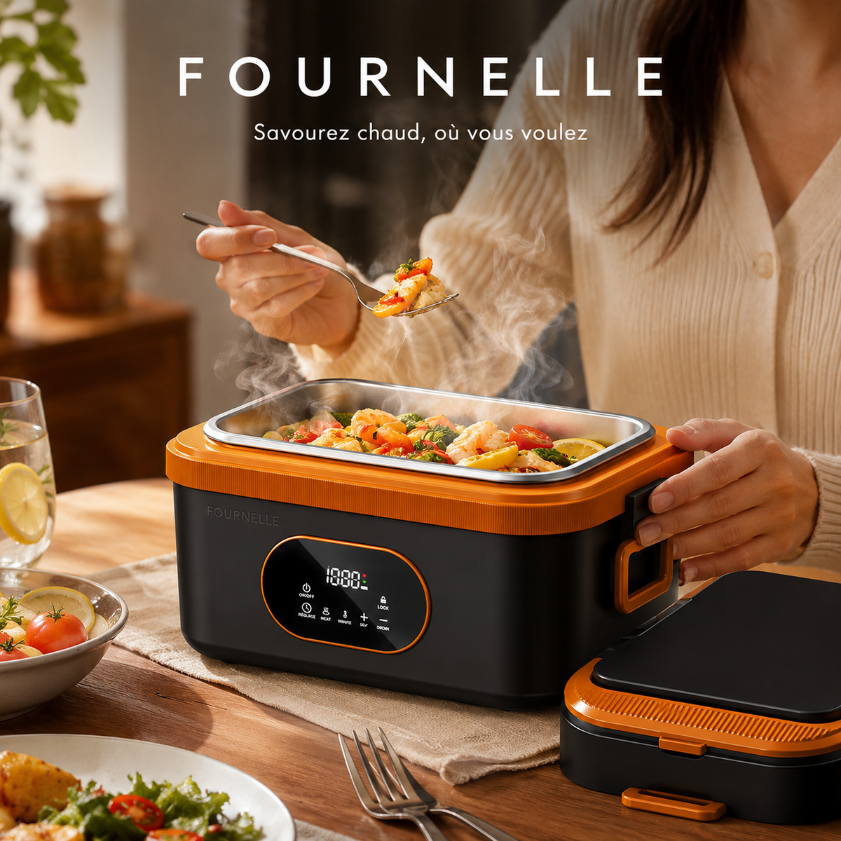 Déjeuner chaud servi depuis la FOURNELLE Escale