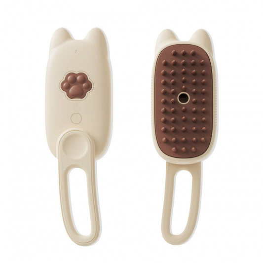 Brosse Vapeur NUAGEON™ — Toilettage Apaisant pour Chat