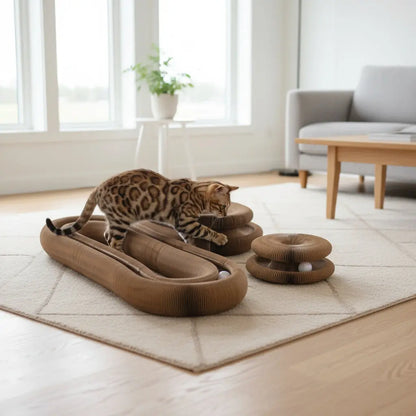 Griffoir Interactif NUAGEON™ — Jeu & Griffades pour Chat