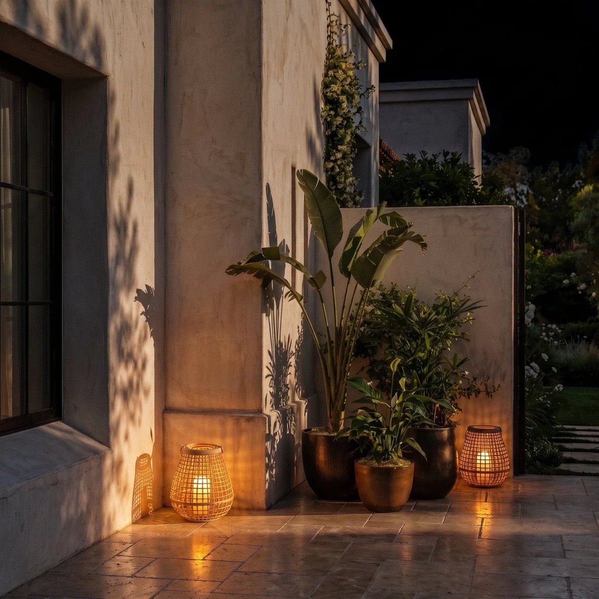 Lampadaire Glycine en bois