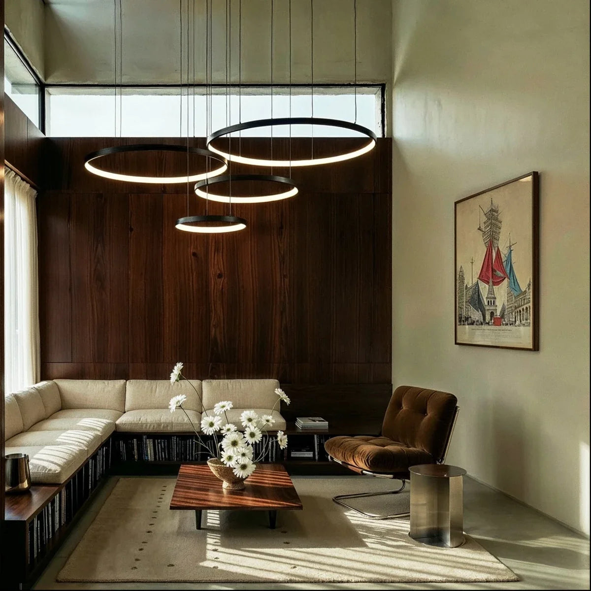Lustre Oasis en aluminium