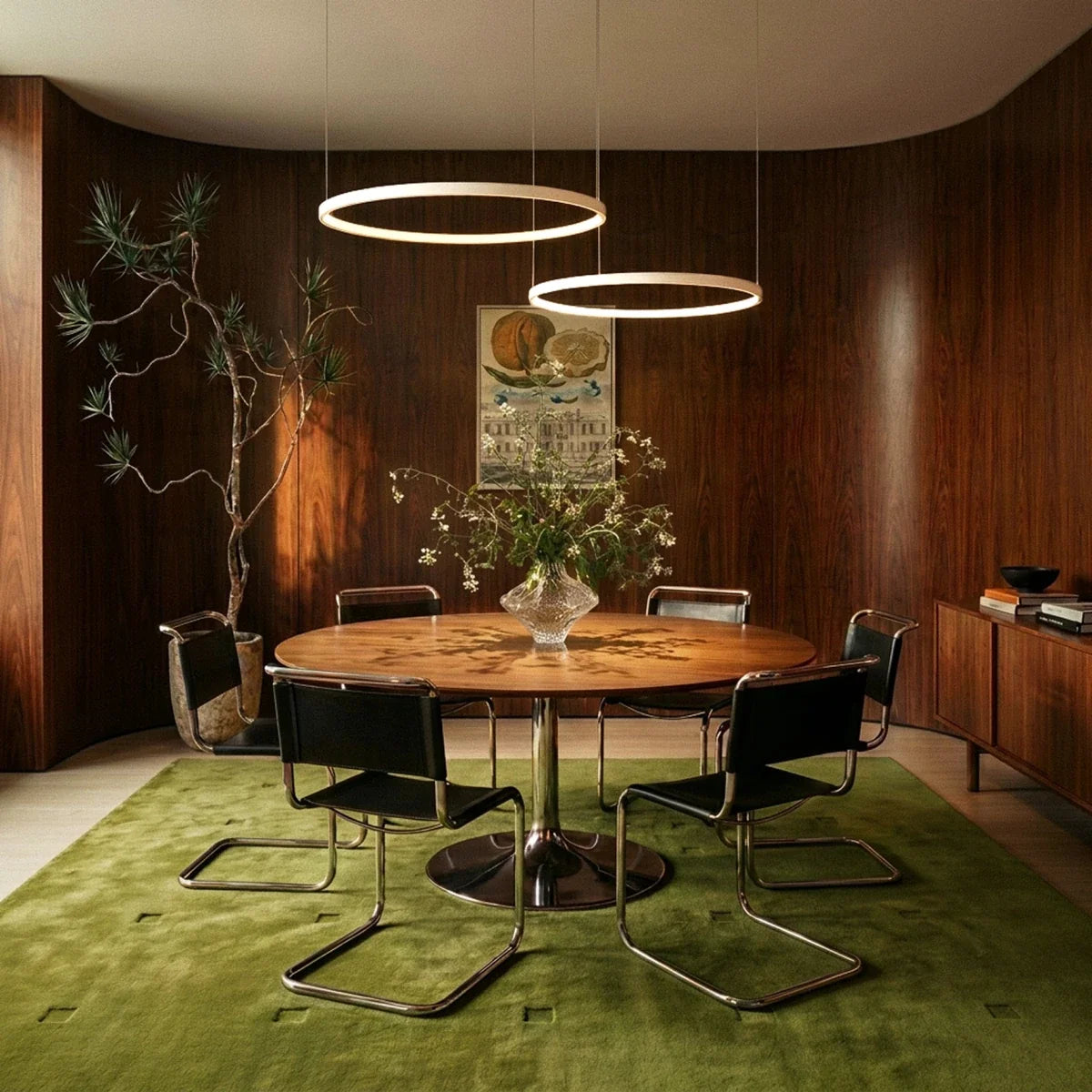 Lustre Oasis en aluminium