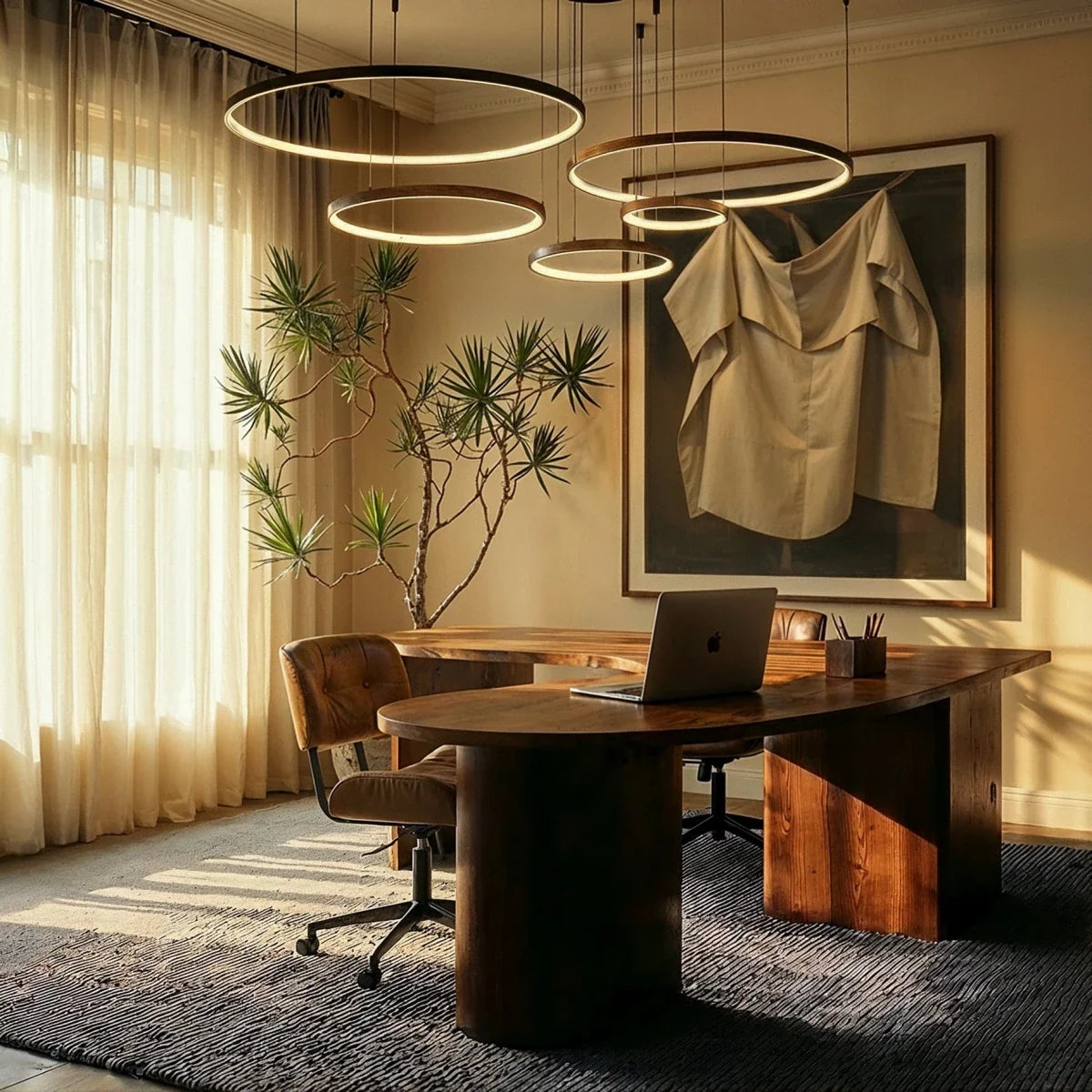 Lustre Oasis en aluminium