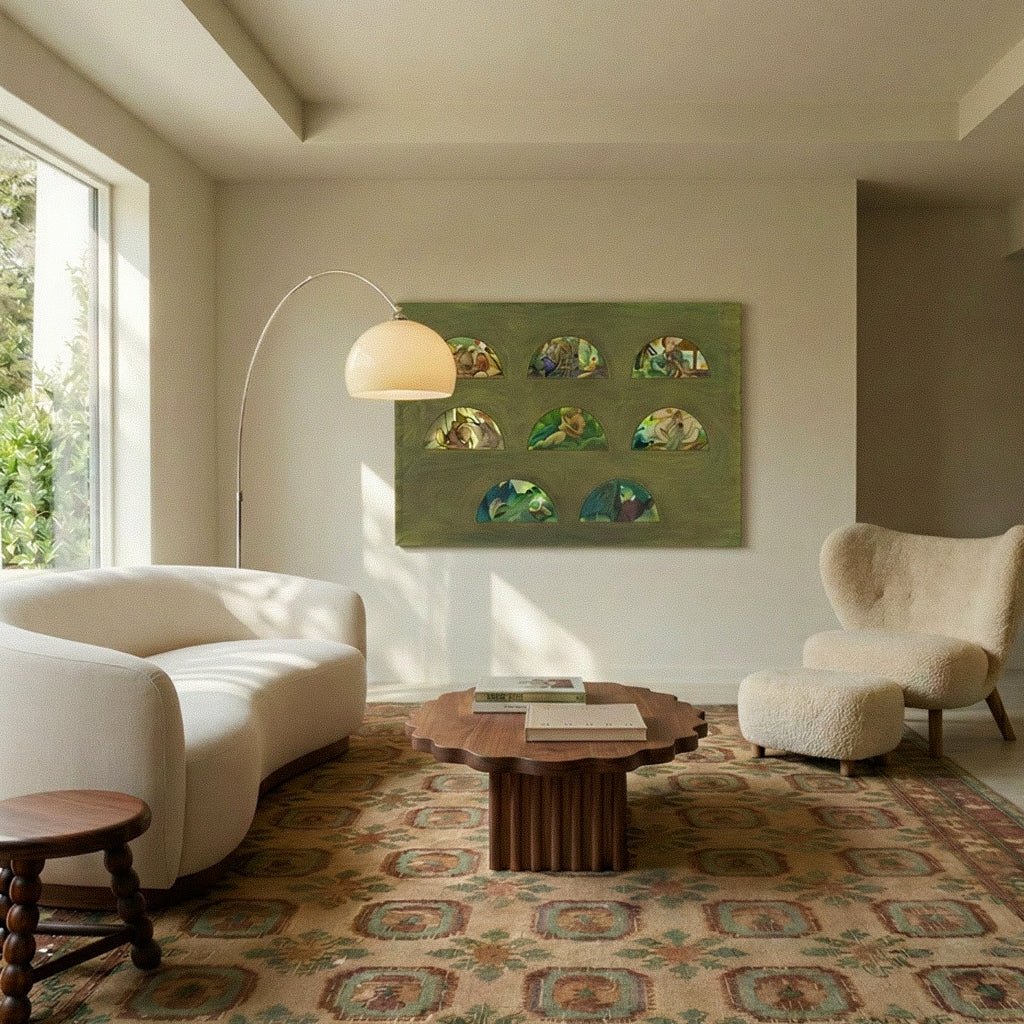 Lampadaire Chanvre en marbre