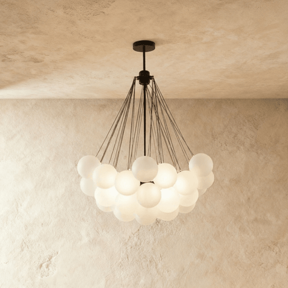 Lustre Craie en verre