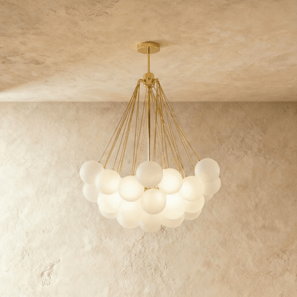 Lustre Craie en verre