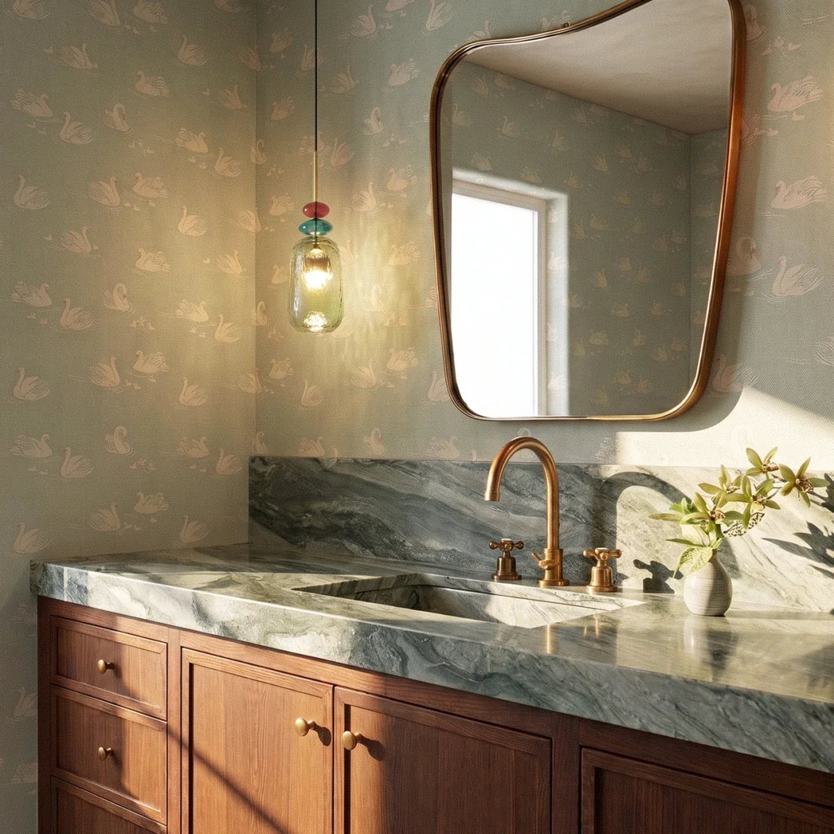 Suspension Satin en verre