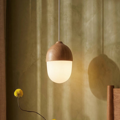Suspension Source en bois