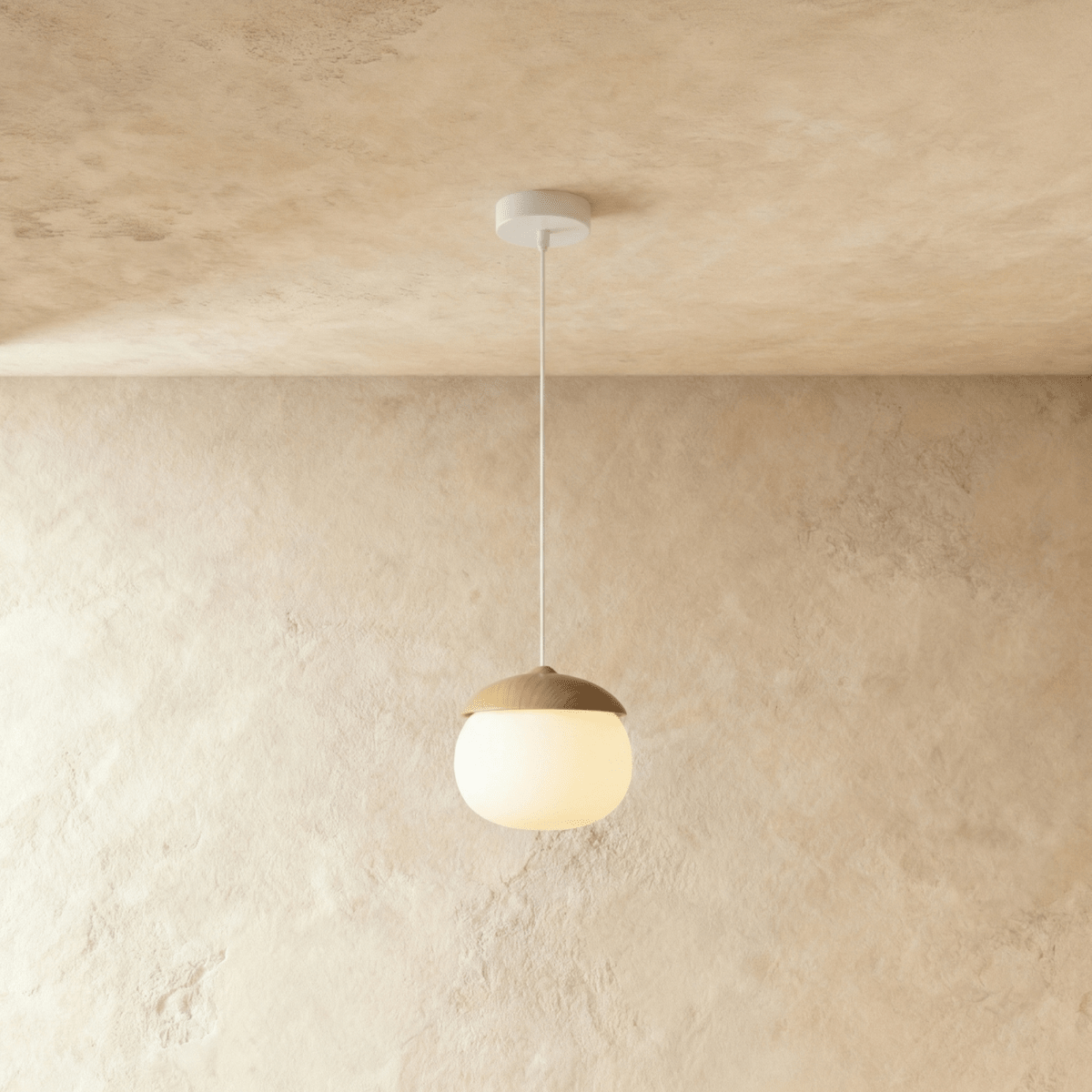 Suspension Source en bois