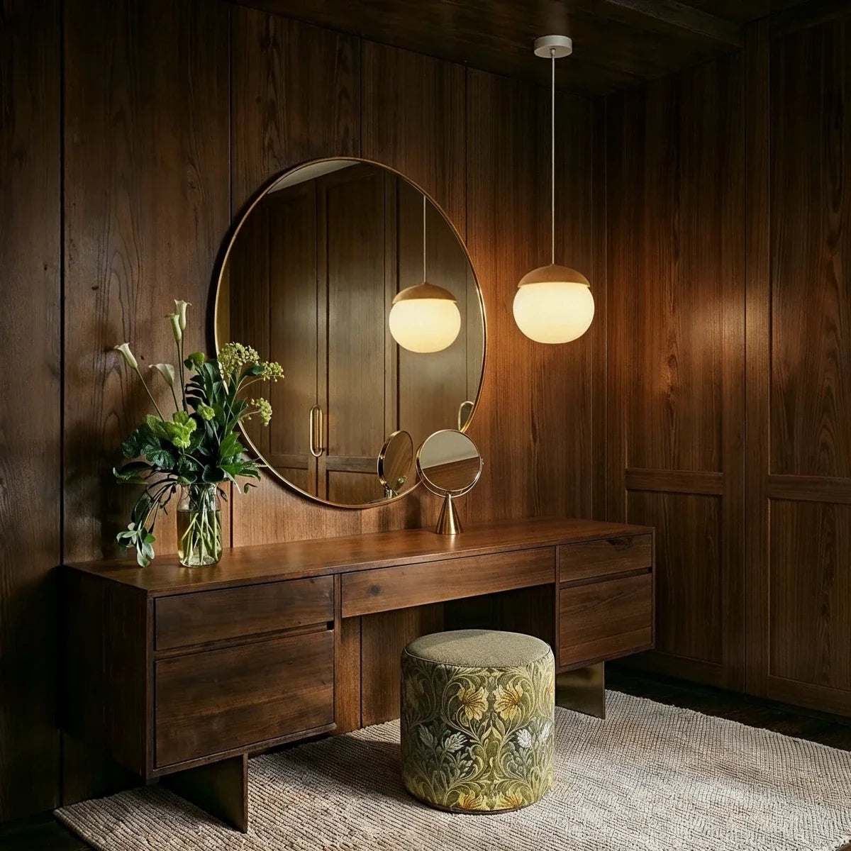 Suspension Source en bois