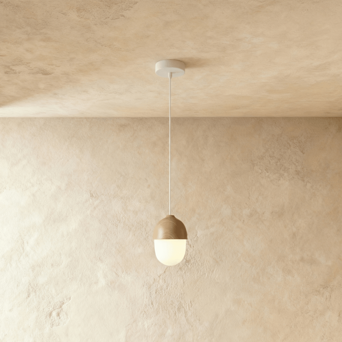 Suspension Source en bois