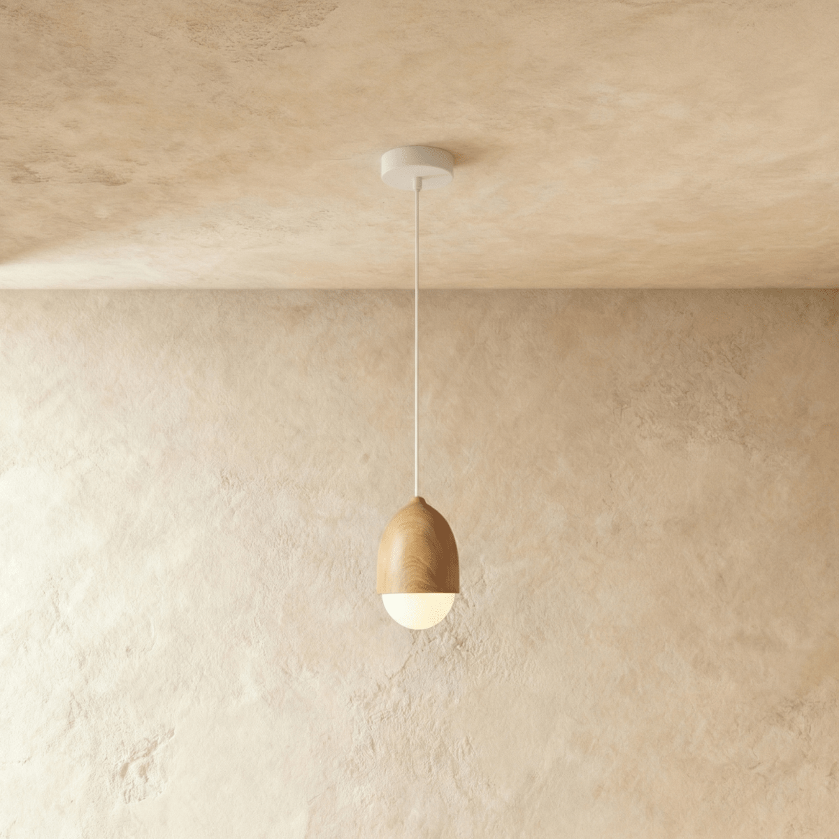 Suspension Source en bois