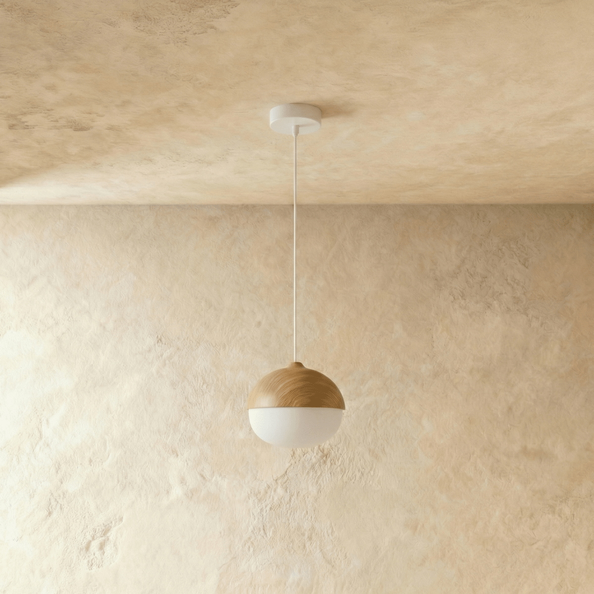 Suspension Source en bois