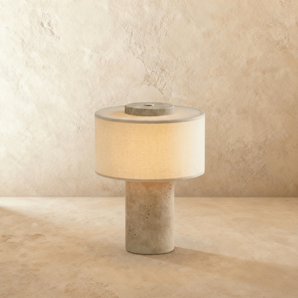 Lampe à poser Roche en pierre