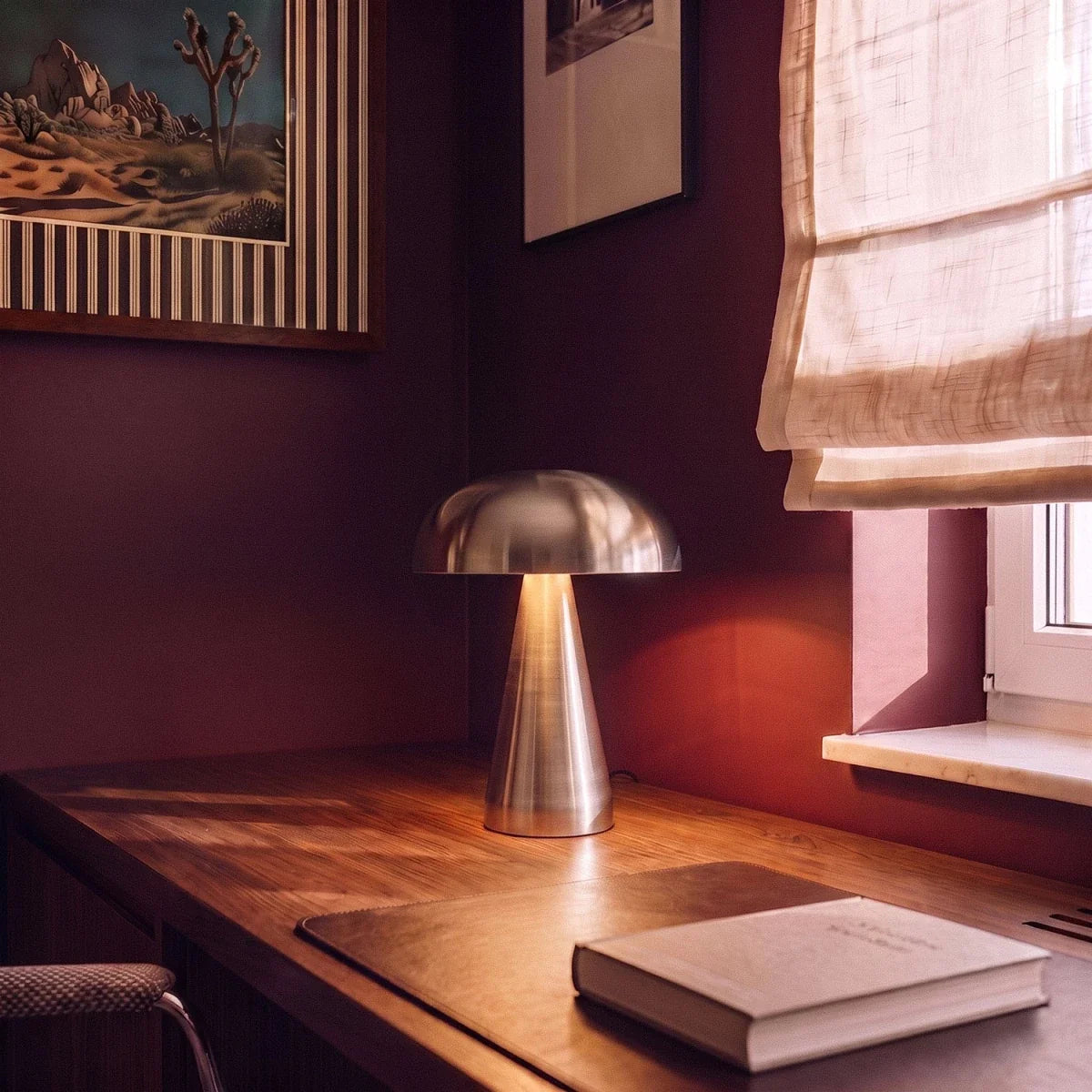 Lampe à poser Méandre en métal