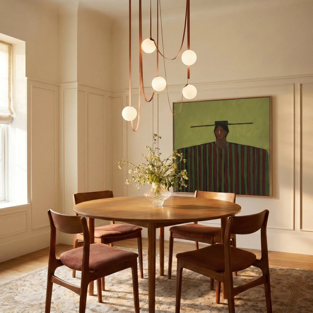 Lustre Patine en verre