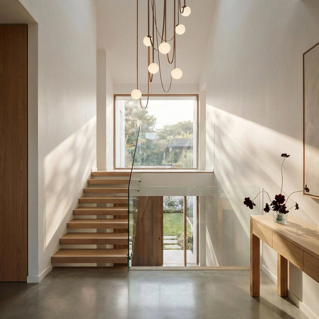 Lustre Patine en verre