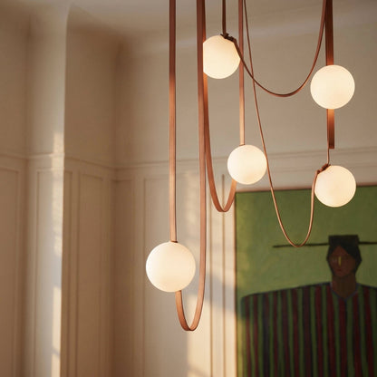 Lustre Patine en verre
