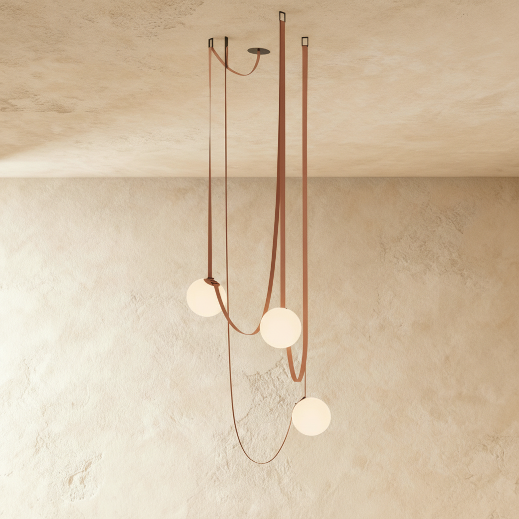 Lustre Patine en verre