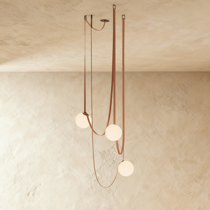 Lustre Patine en verre