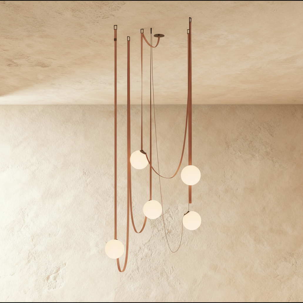 Lustre Patine en verre