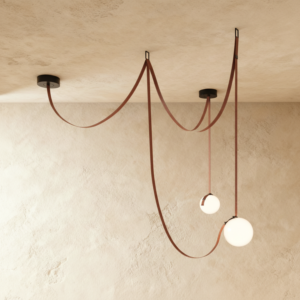 Lustre Patine en verre
