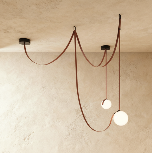 Lustre Patine en verre