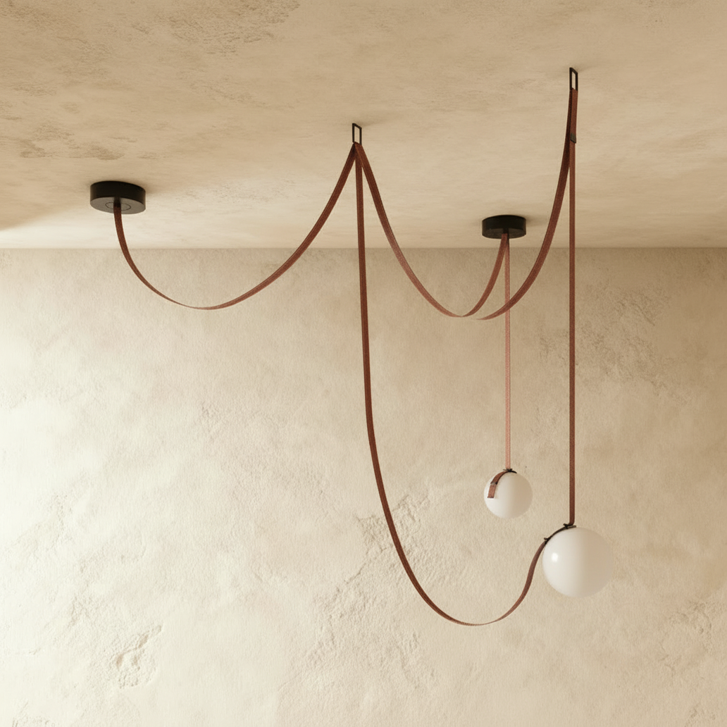 Lustre Patine en verre