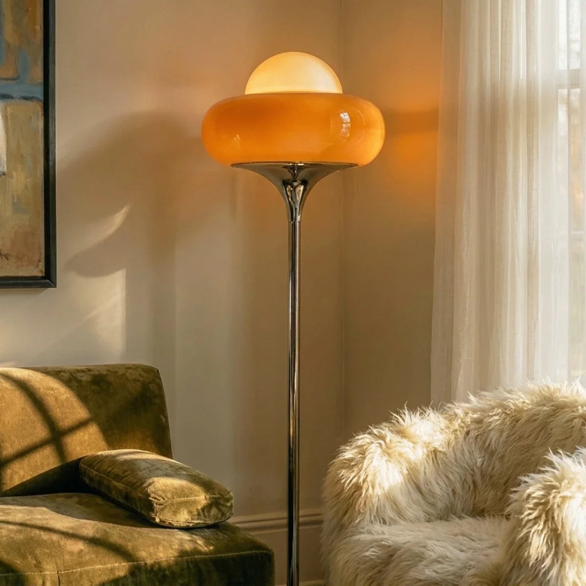 Lampadaire Cime en verre