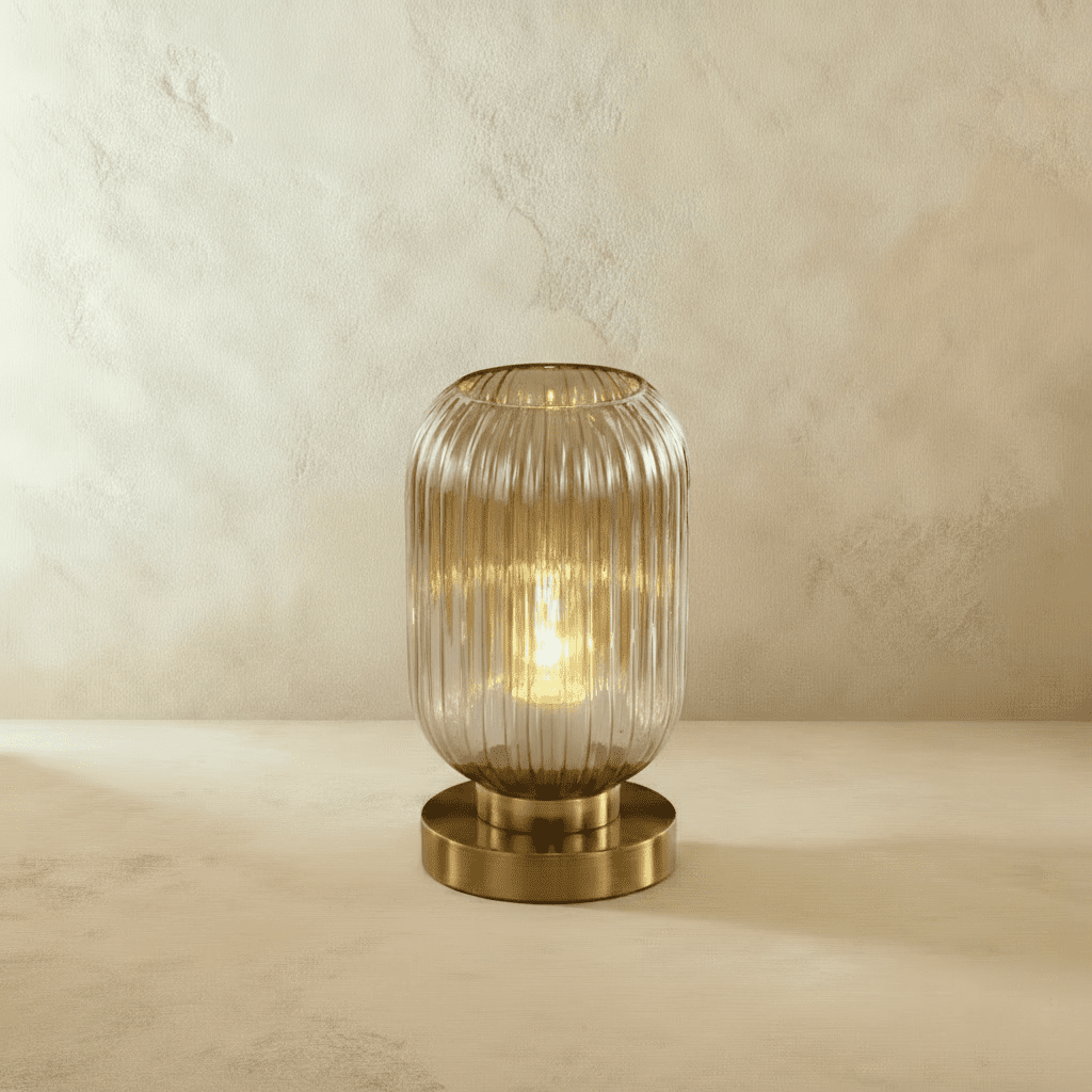 Lampe à poser Orge en verre