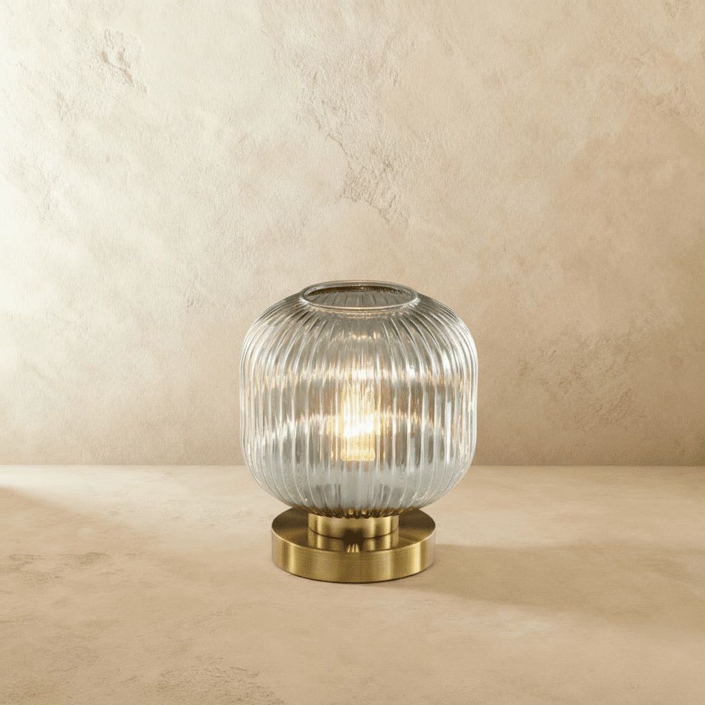 Lampe à poser Orge en verre