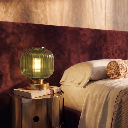Lampe à poser Orge en verre