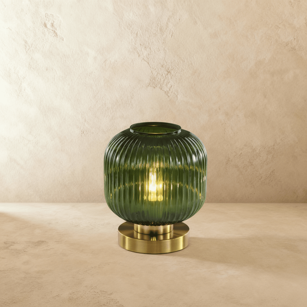 Lampe à poser Orge en verre