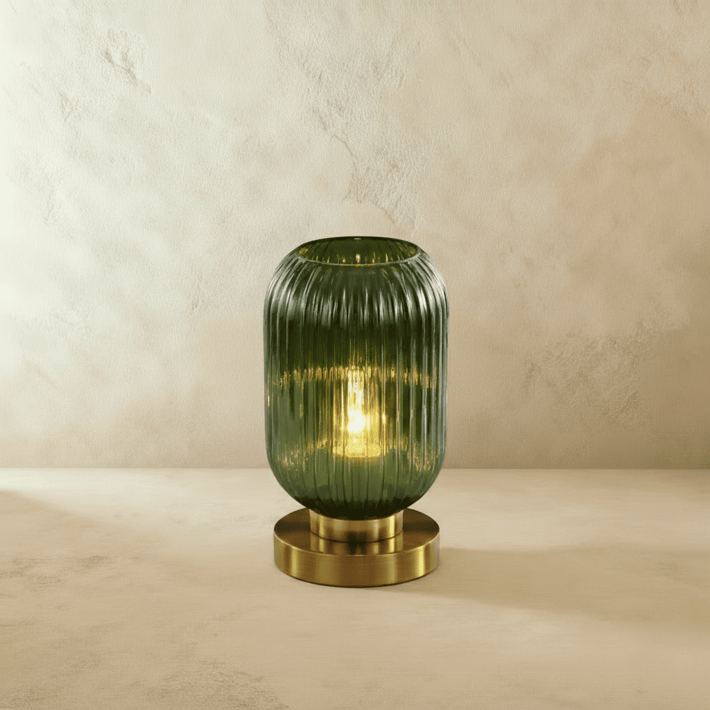 Lampe à poser Orge en verre