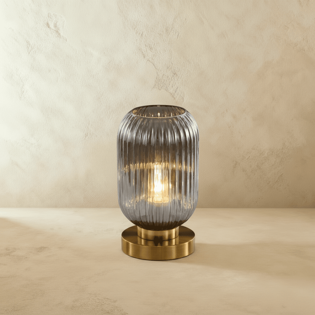 Lampe à poser Orge en verre
