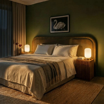 Lampe à poser Orge en verre