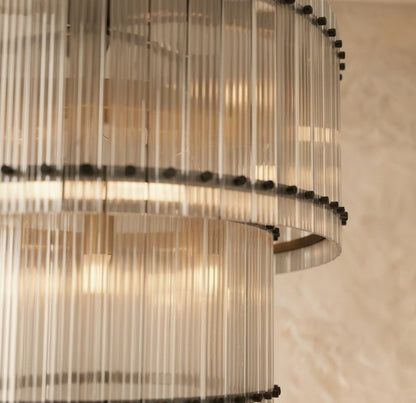 Lustre Écume en verre