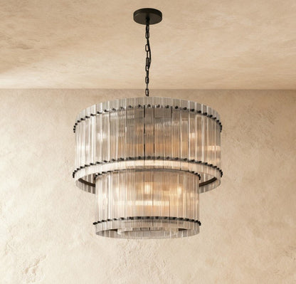 Lustre Écume en verre