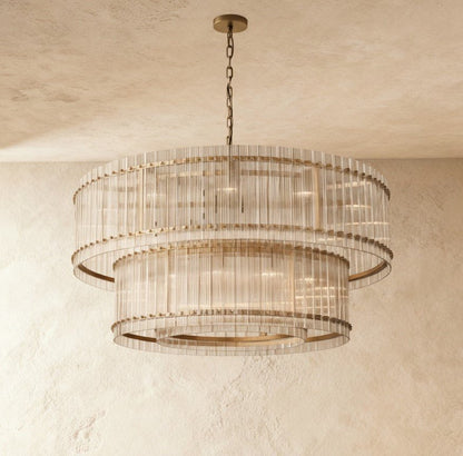 Lustre Écume en verre