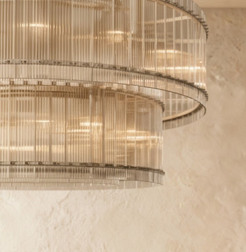 Lustre Écume en verre