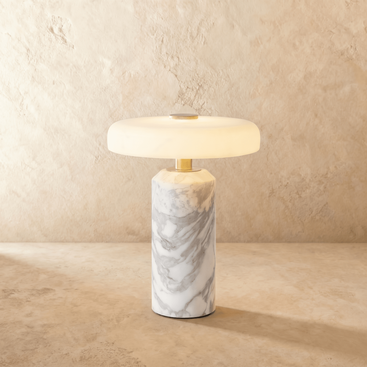 Lampe à poser Talc en marbre